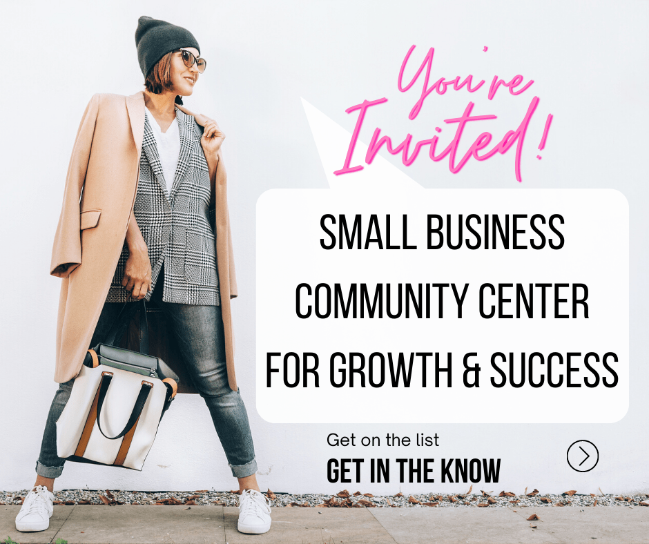 Inspiring Success Small Business Community Center for Growth & Success Launching Soon - Get on the list and Be in the Know!